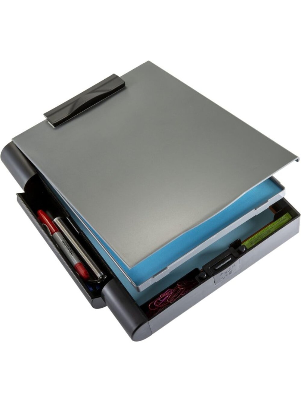 Versatile Carry-All Clipboard Organizer with Dual Compartments & Pen Holder